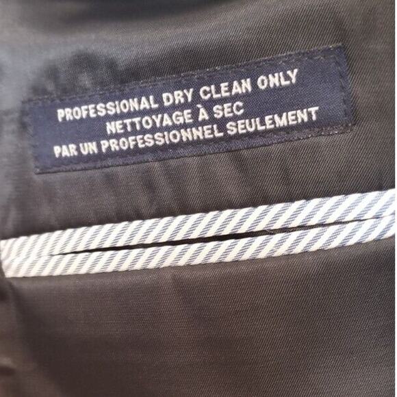 Tommy Hilfiger Men's Sports Coat Blue Pin Stripe Wool Blazer Size 40 Long - Picture 8 of 11